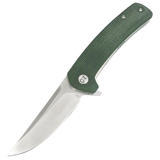 Coeburn Tool "The Clinch" Green Micarta M390 Folding Flipper Knife (300 pieces)