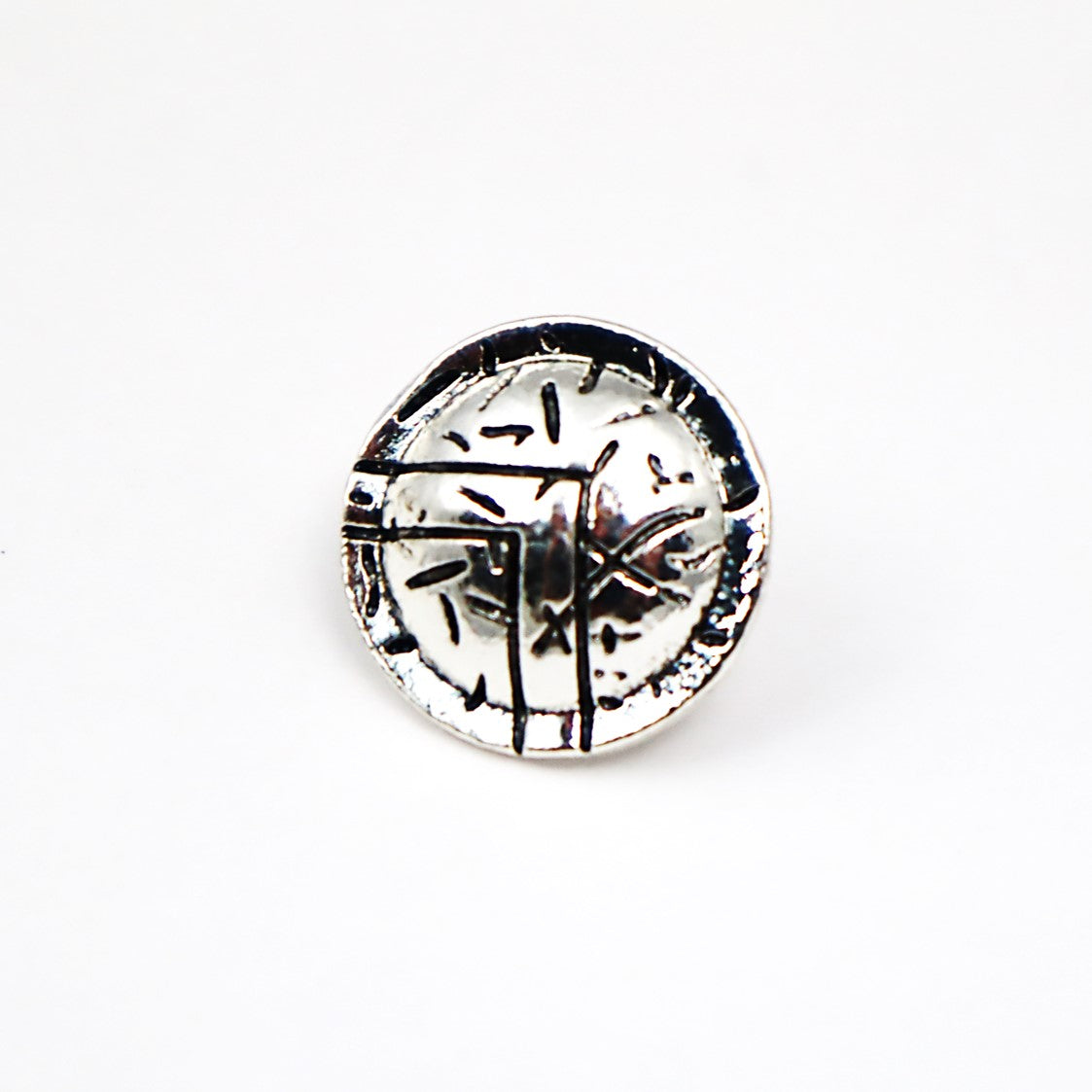 Coeburn Tool | Silver Colored Spartan Shield Lanyard Bead Accessory