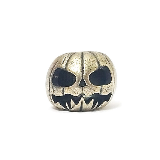 Coeburn Tool | Brass Skull Face Pumpkin Lanyard Bead Accessory