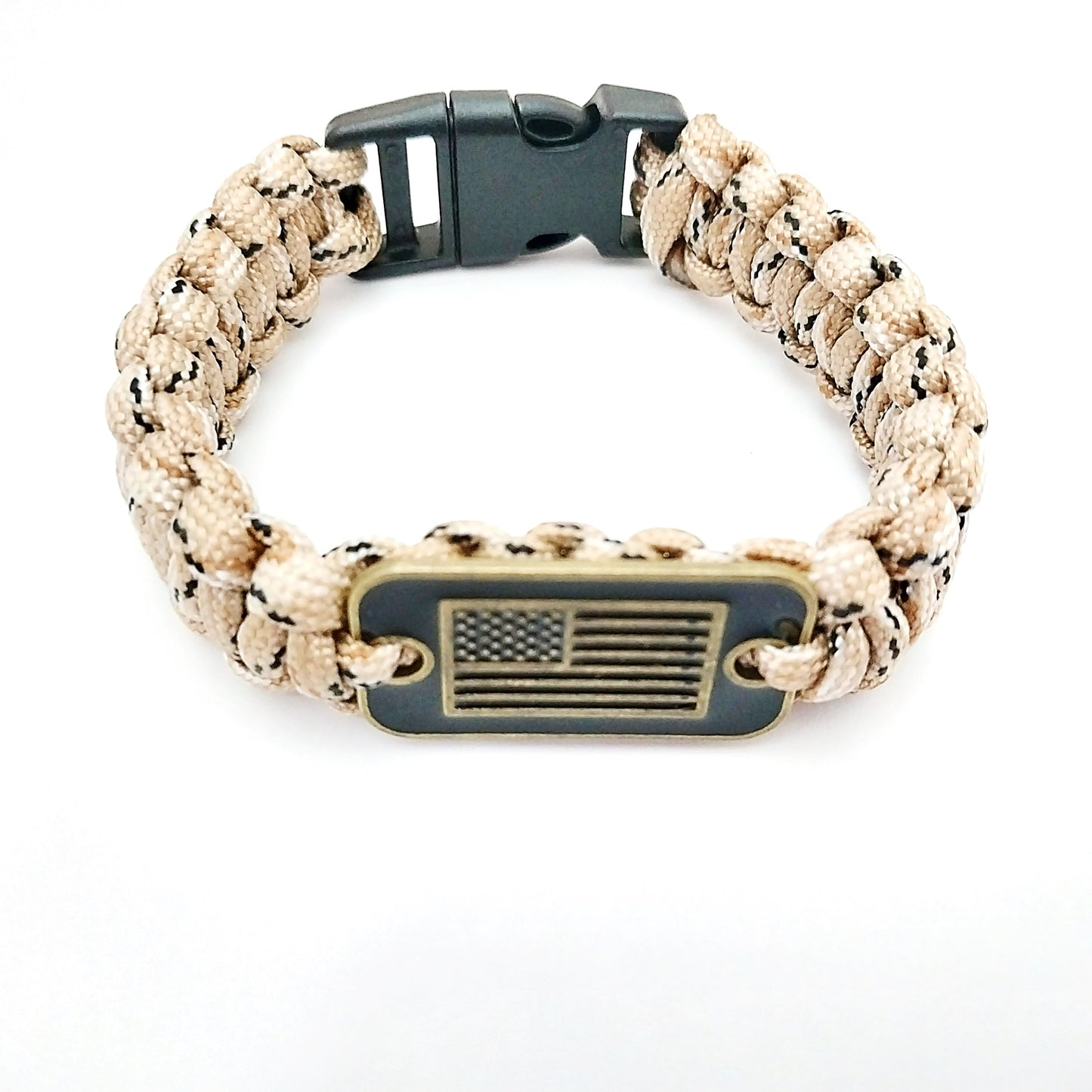 Coeburn Tool | Camo Paracord USA Emblem Survival Bracelet