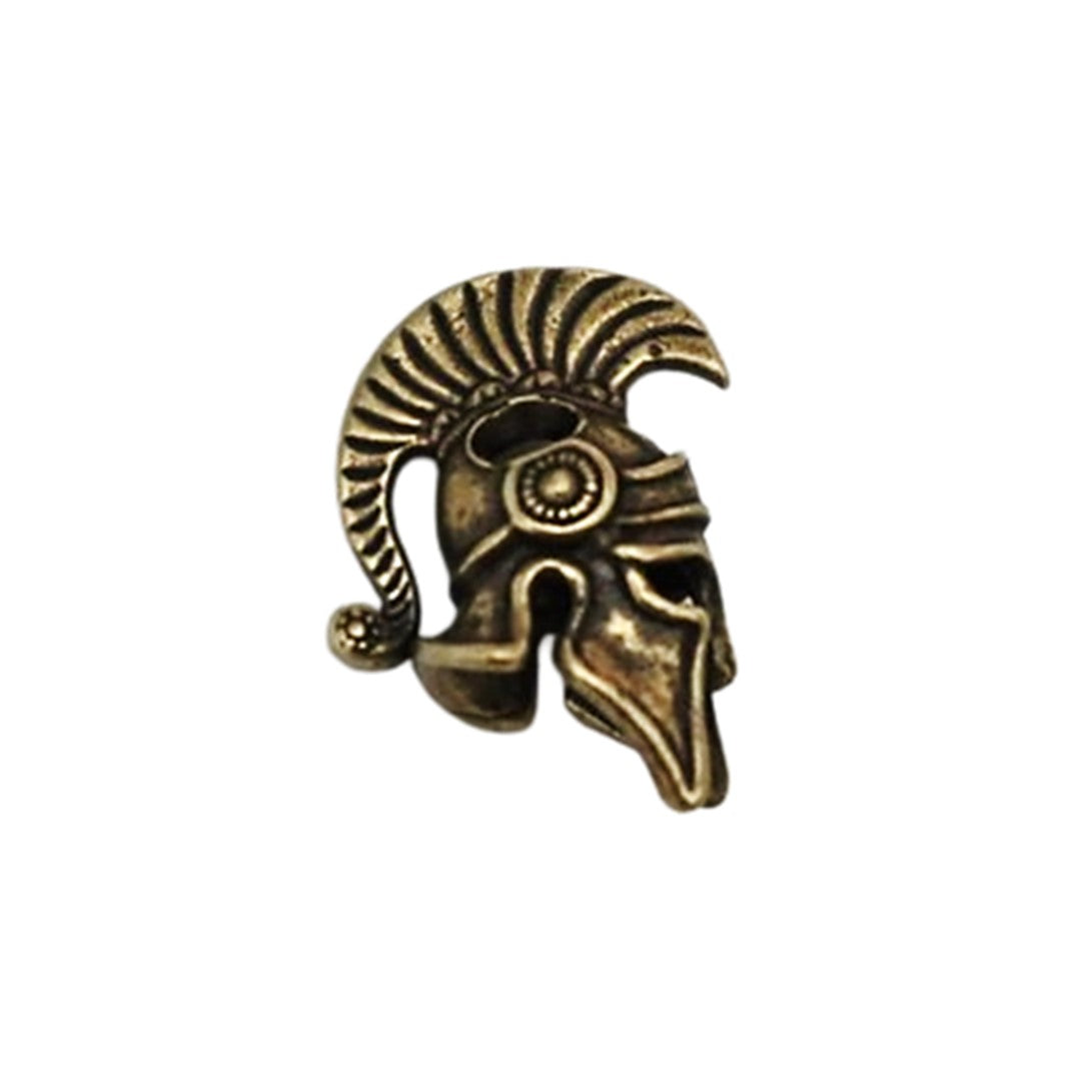 Coeburn Tool | Brass Spartan Helmet Lanyard Bead Accessory