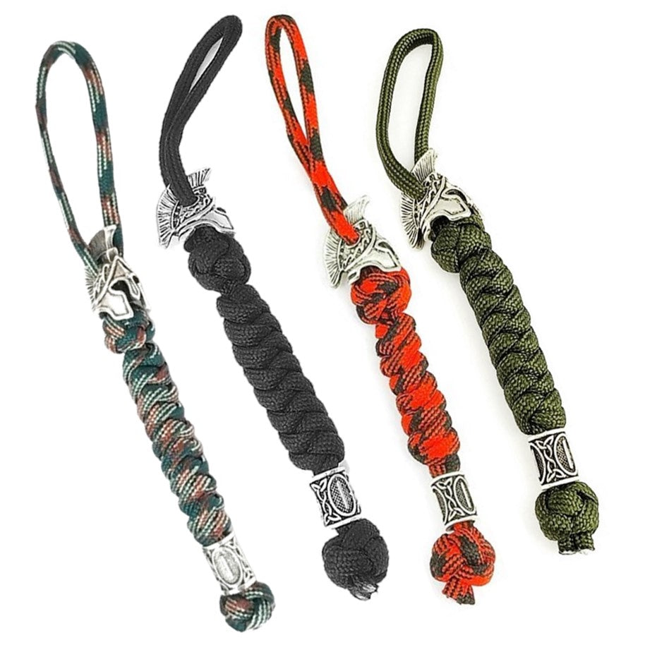 Coeburn Tool Paracord Lanyard with Spartan Helmet Bead