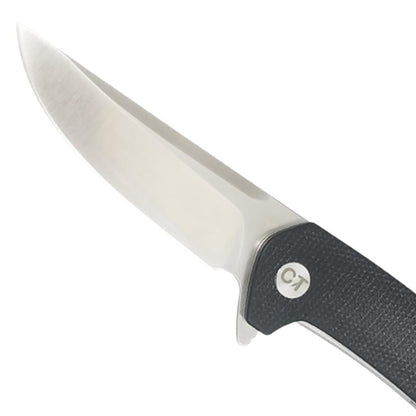 Coeburn Tool "The Clinch" Black Micarta M390 Folding Flipper Knife (300 pieces)