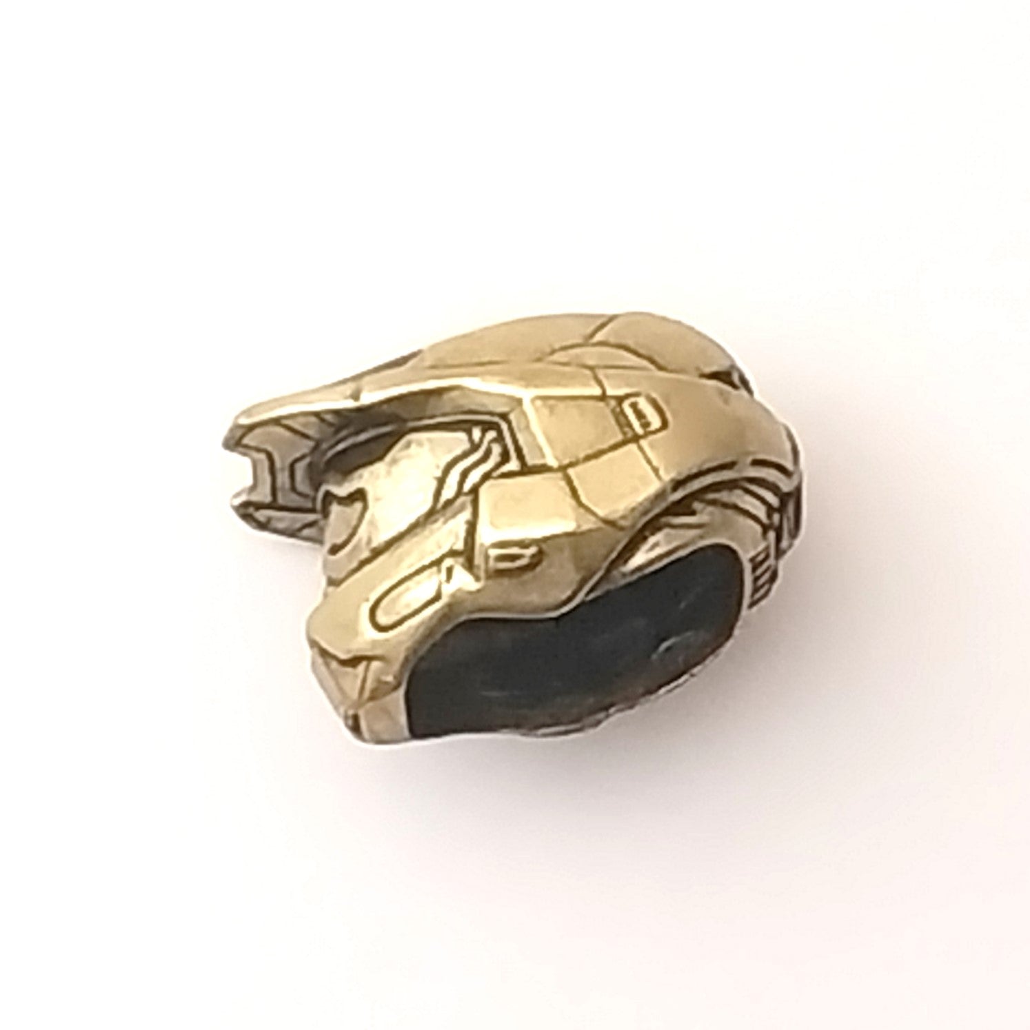 Coeburn Tool Brass Gamer Motorcycle Helmet Lanyard Bead Side