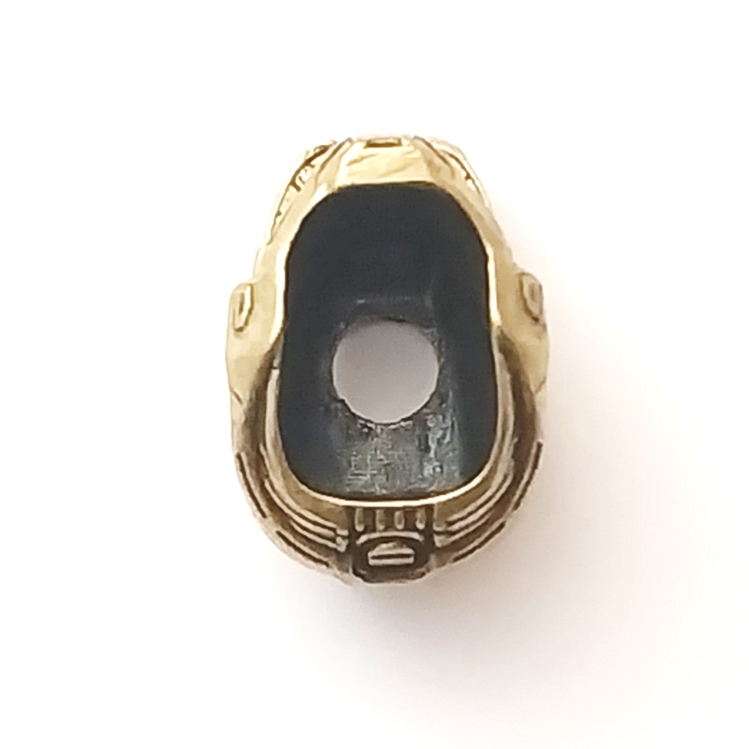 Coeburn Tool Brass Gamer Motorcycle Helmet Lanyard Bead Bottom