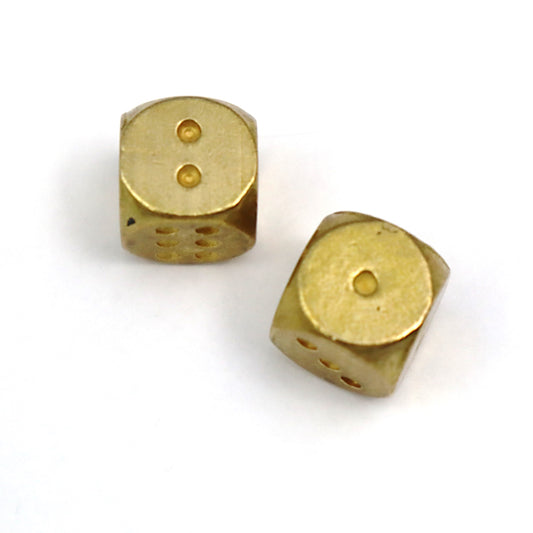 Coeburn Tool | Pair of Solid Brass Playing Dice CT596