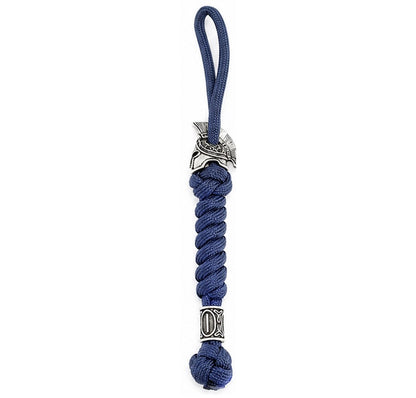 Coeburn Tool Spartan Paracord Knife Lanyard with Spartan Helmet Bead Left Side Profile