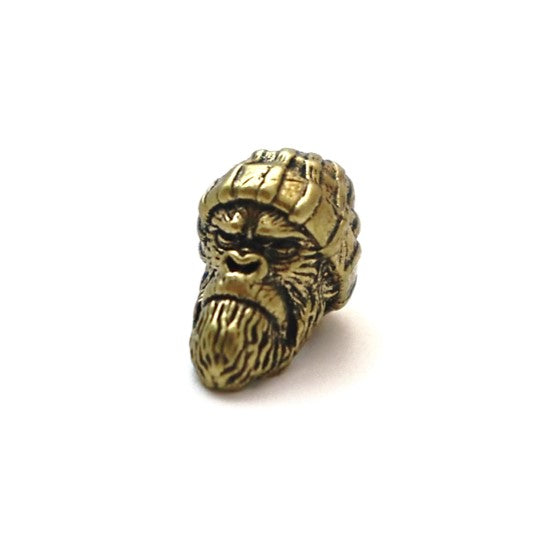 Coeburn Tool Wooly Brass EDC Lanyard Bead Full Front Brass Front Profile - Limited Edition