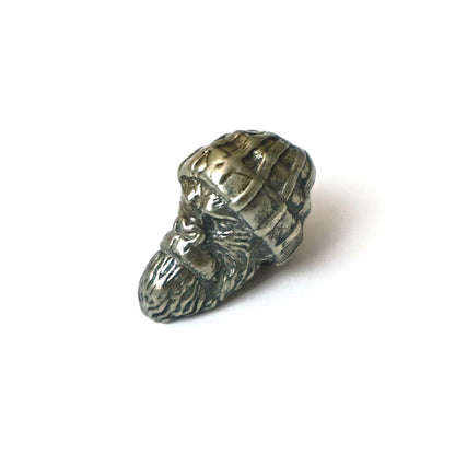 Coeburn Tool Wooly Brass EDC Lanyard Bead Silver Side Profile - Limited Edition