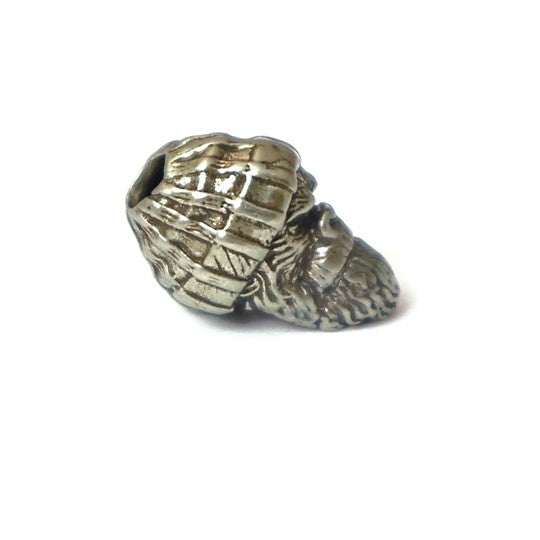 Coeburn Tool Wooly Brass EDC Lanyard Bead  Silver Side Profile - Limited Edition