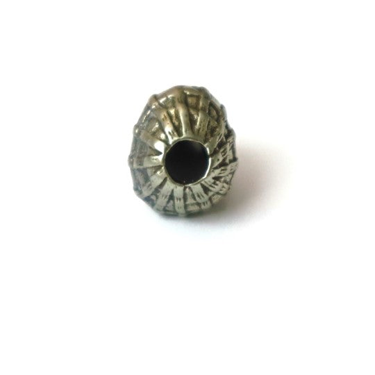 Coeburn Tool Wooly Brass EDC Lanyard Bead  Silver Top Side Profile - Limited Edition