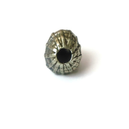 Coeburn Tool Wooly Brass EDC Lanyard Bead  Silver Top Side Profile - Limited Edition